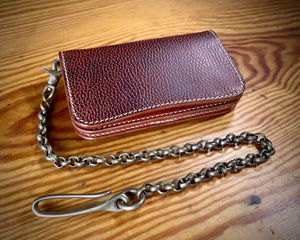Special Trucker Wallet Vintage Russet Bicolor TexuCrafts