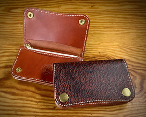 Special Classic Trucker Wallet V.2 Russet Bicolor TexuCrafts
