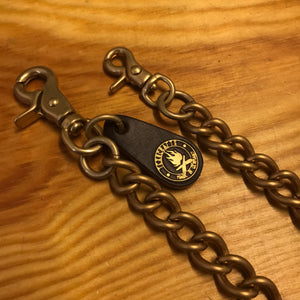 Heavy Long Panzer Safety Wallet Chain Karabiner TexuCrafts