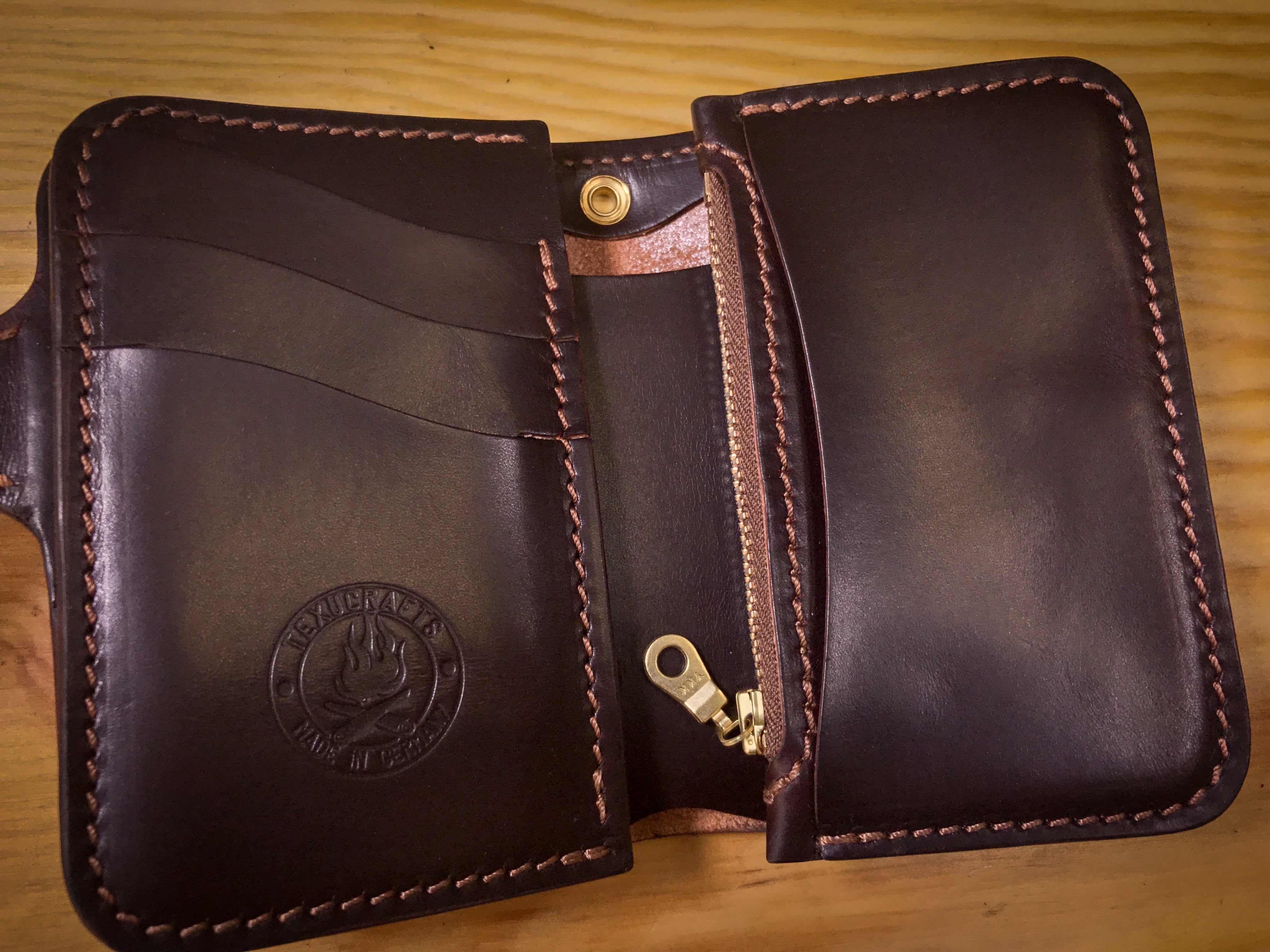 Biker Wallet Zip - S TexuCrafts