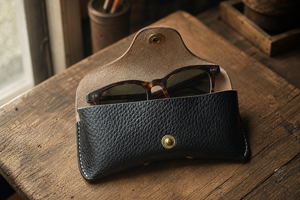 Special Vintage Teacore Leather Glasses Case TexuCrafts