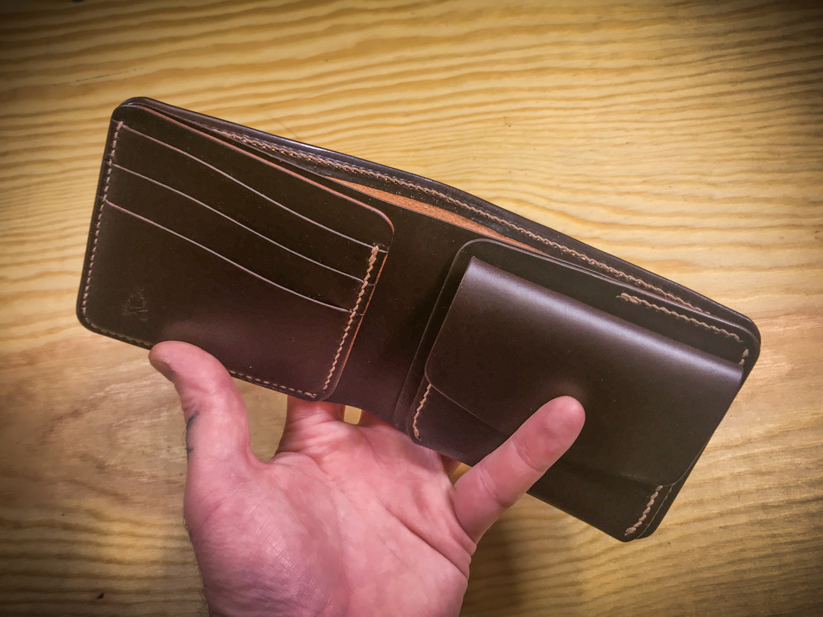 hand made bifold wallets