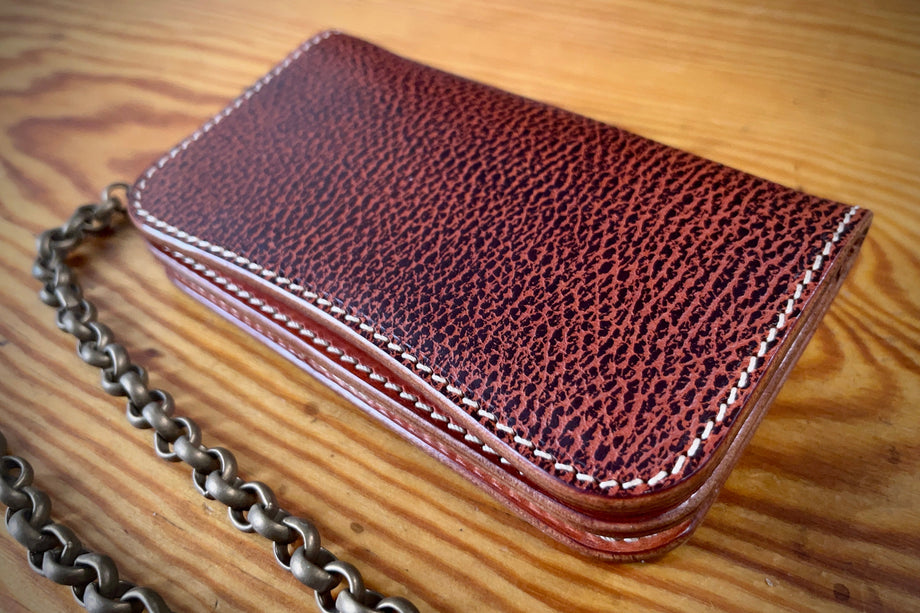 Special Trucker Wallet Vintage Russet Bicolor TexuCrafts