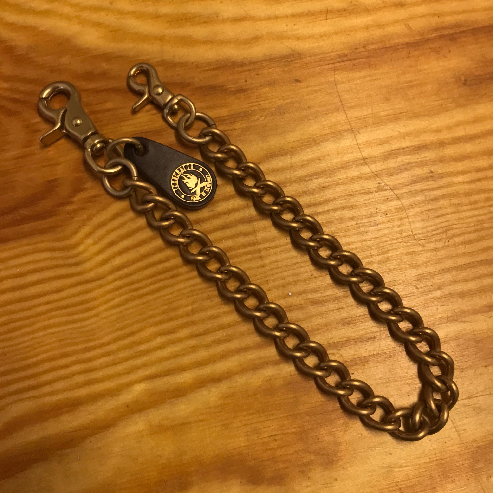 Pinzera Chain Heavy Long Panzer Safety Wallet Chain Karabiner - TexuCrafts