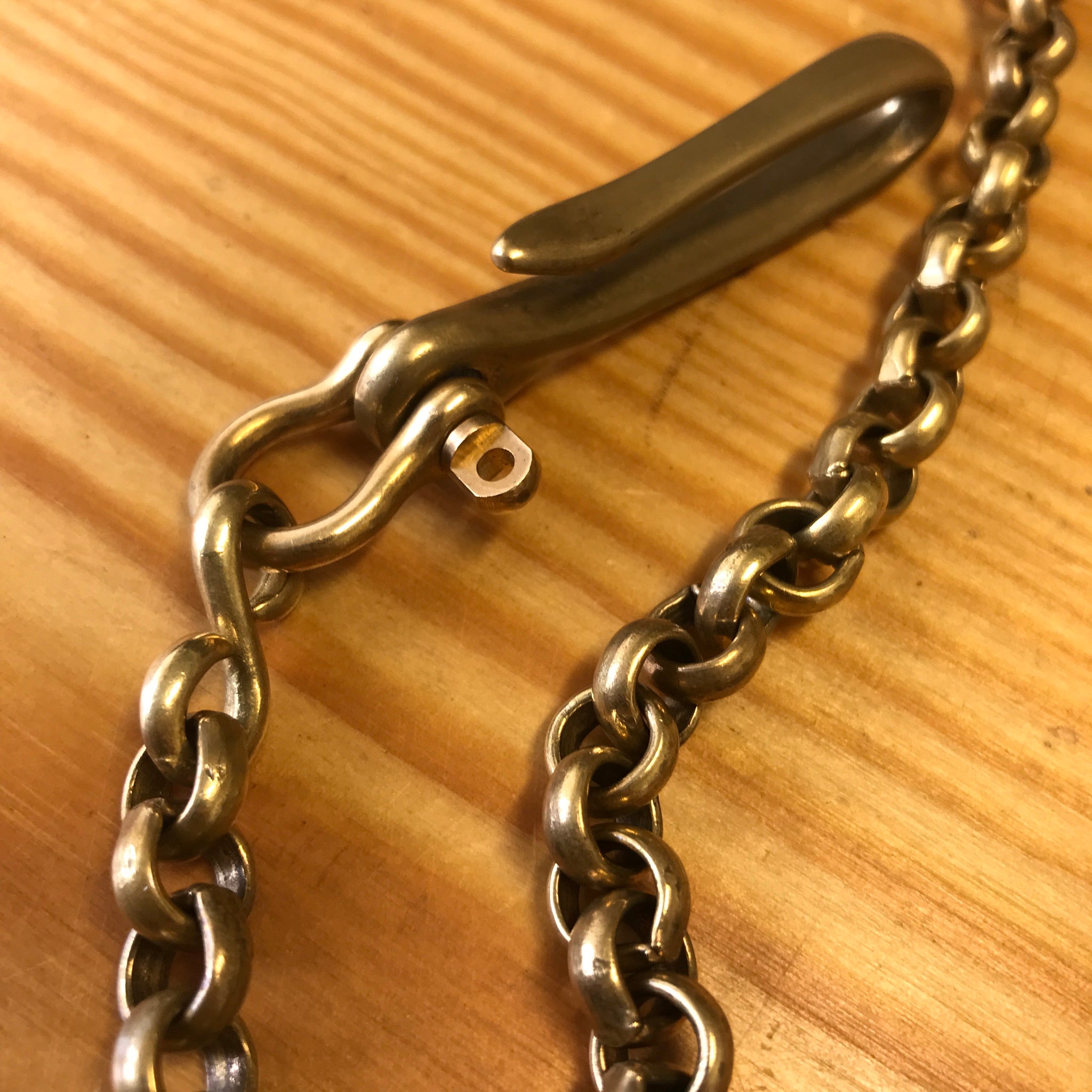 Wallet Chain with Fish Hook