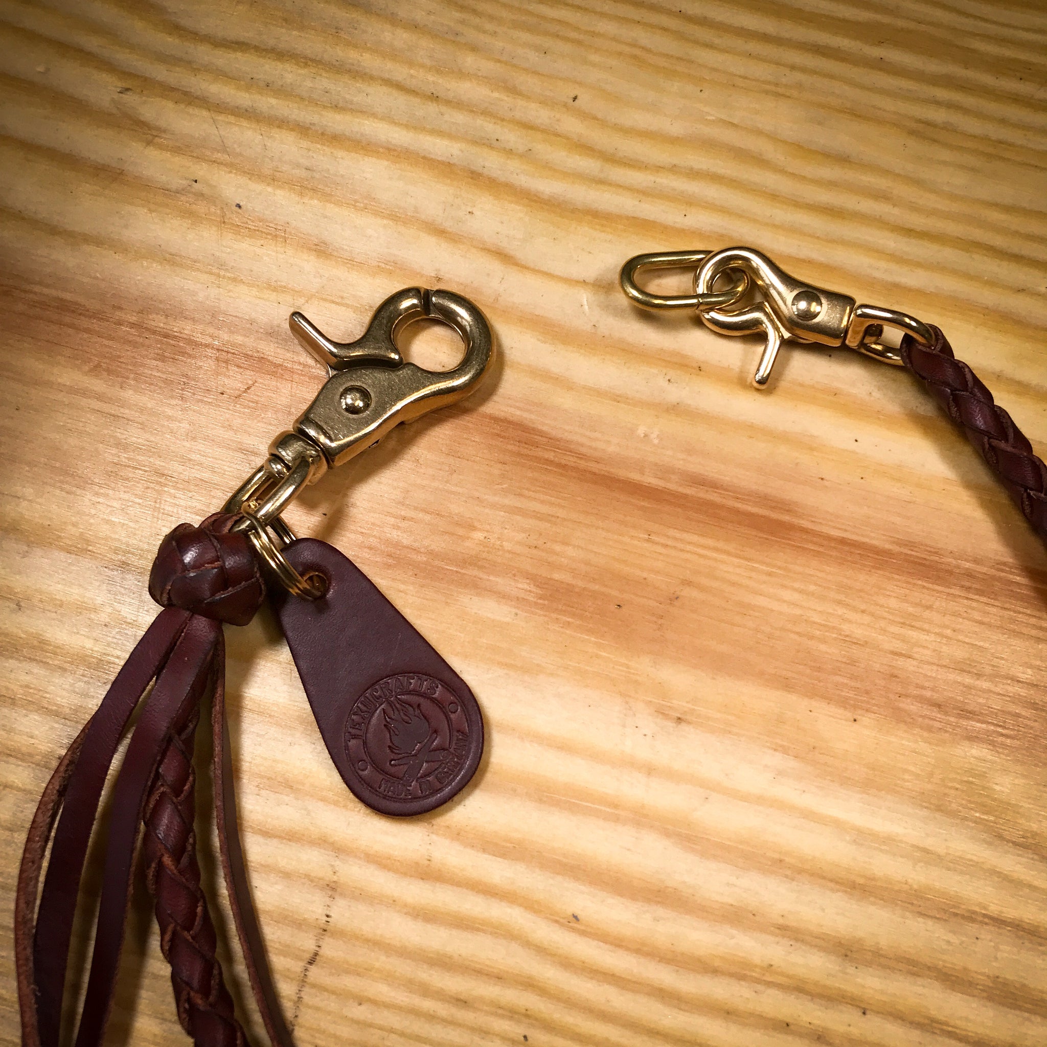 Leather Wallet Lanyard